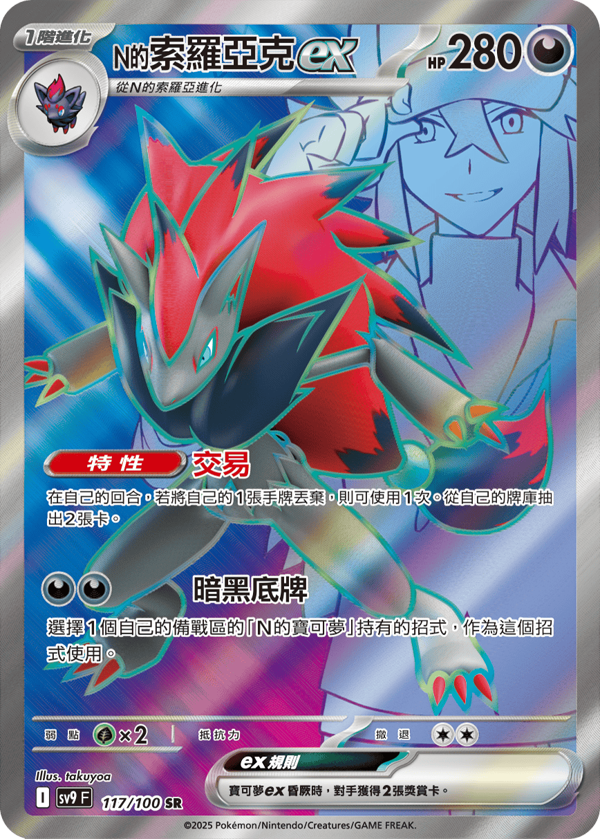 SV9F 117/100 N的索羅亞克ex SR