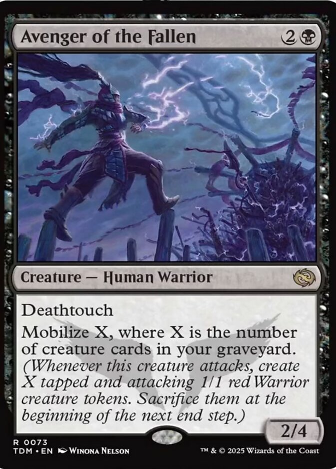 [Foil] TDM 073 Avenger of the Fallen R