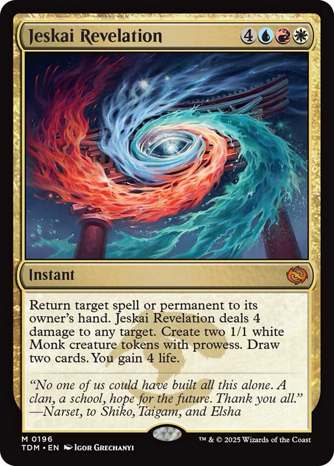 TDM 196 Jeskai Revelation M