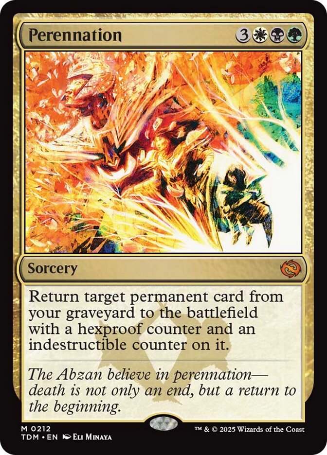 [Foil] TDM 212 Perennation M