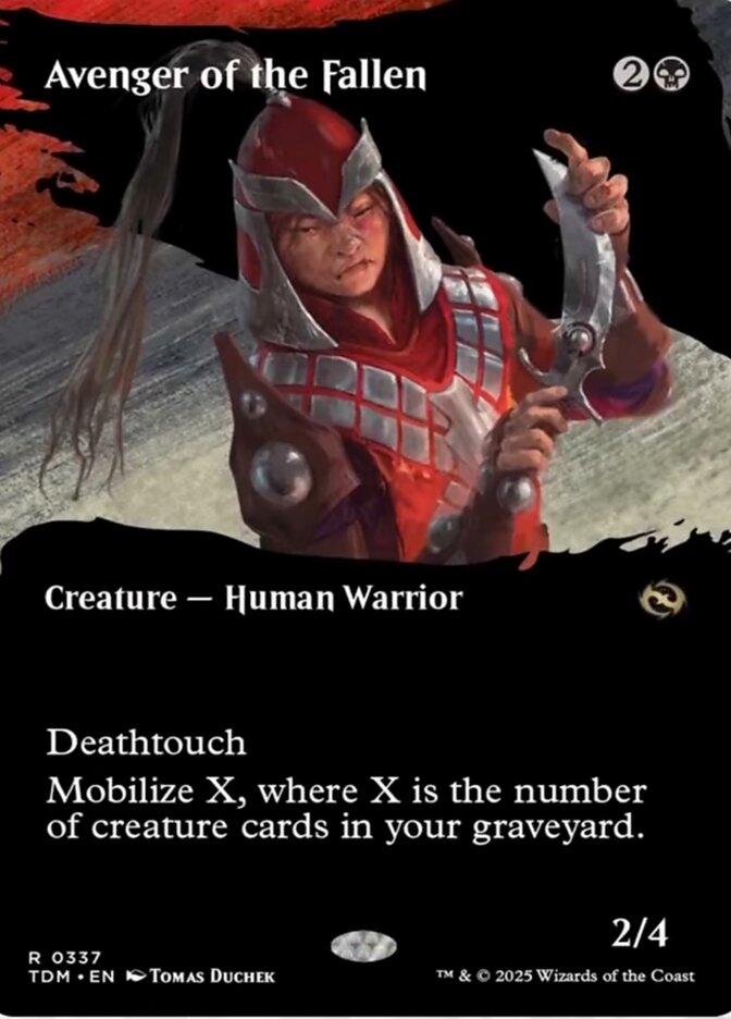 TDM 337 Avenger of the Fallen (0337 - Borderless) R