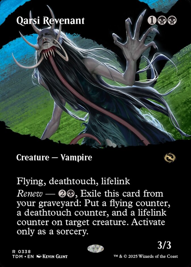 [Foil] TDM 338 Qarsi Revenant (0338 - Borderless) R