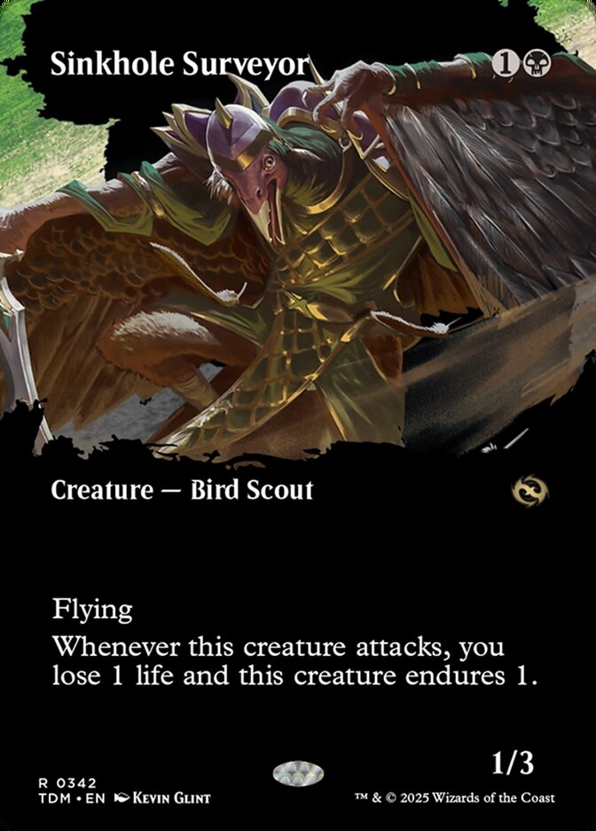 [Foil] TDM 342 Sinkhole Surveyor (0342 - Borderless) R