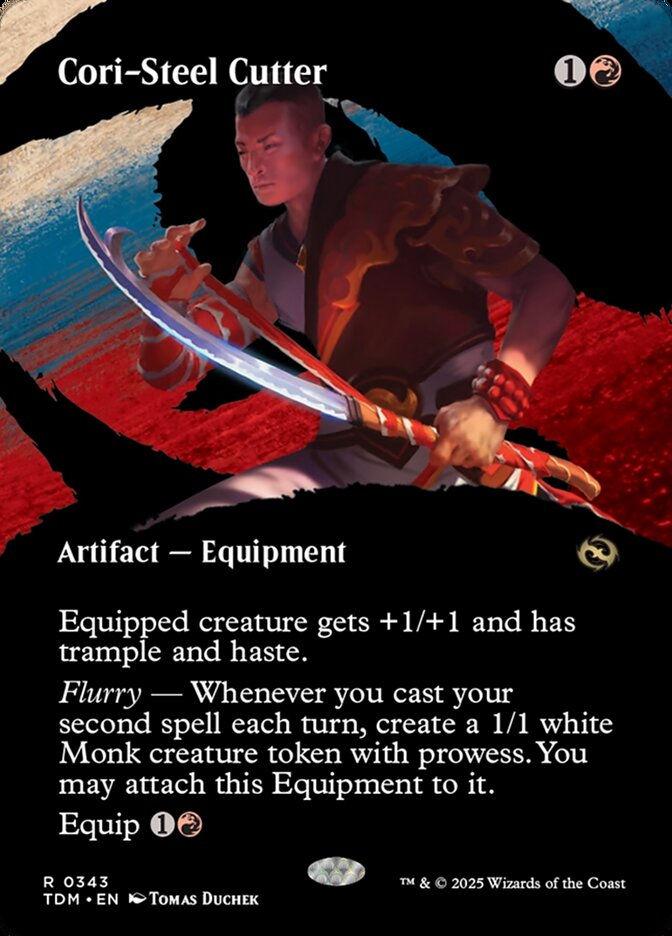 [Foil] TDM 343 Cori-Steel Cutter (0343 - Borderless) R