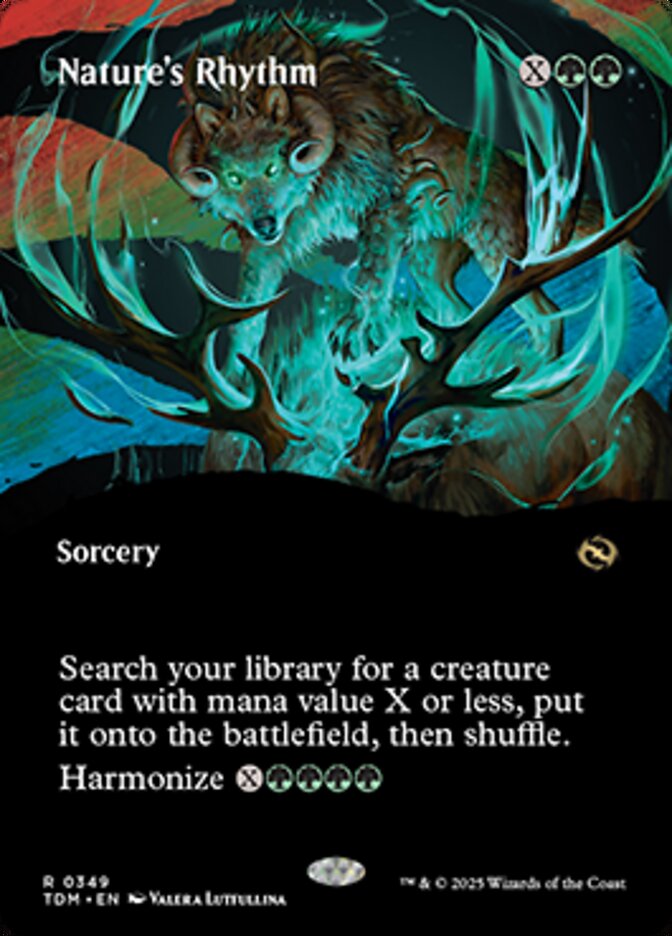 [Foil] TDM 349 Nature's Rhythm (0349 - Borderless) R