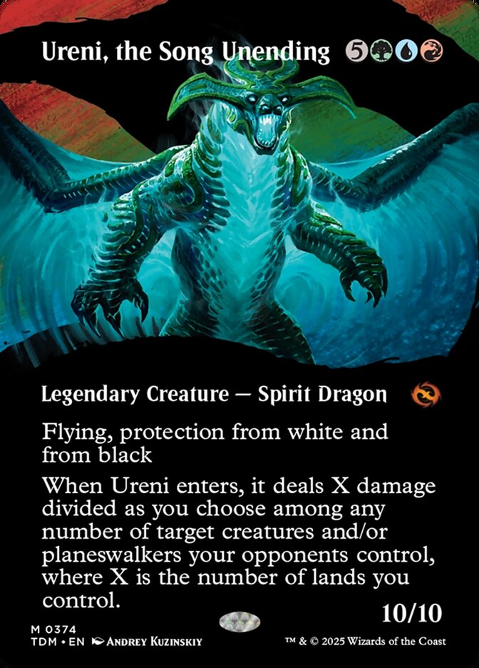 [Foil] TDM 374 Ureni, the Song Unending (0374 - Borderless) M