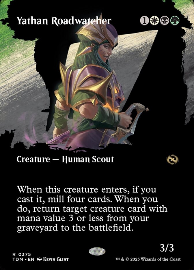 [Foil] TDM 375 Yathan Roadwatcher (0375 - Borderless) R