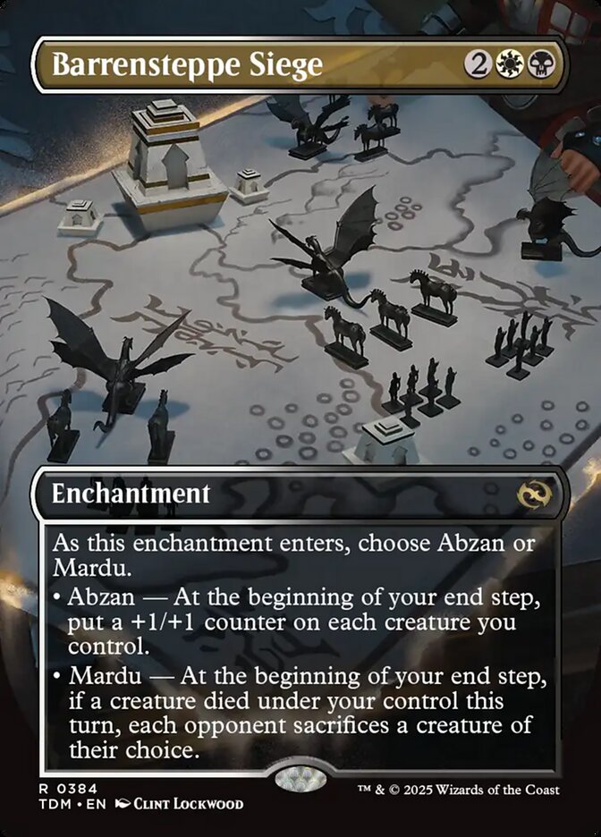 [Foil] TDM 384 Barrensteppe Siege (0384 - Borderless) R