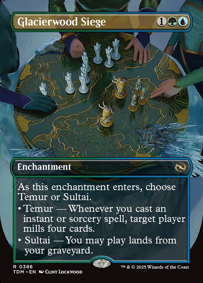 [Foil] TDM 386 Glacierwood Siege (0386 - Borderless) R