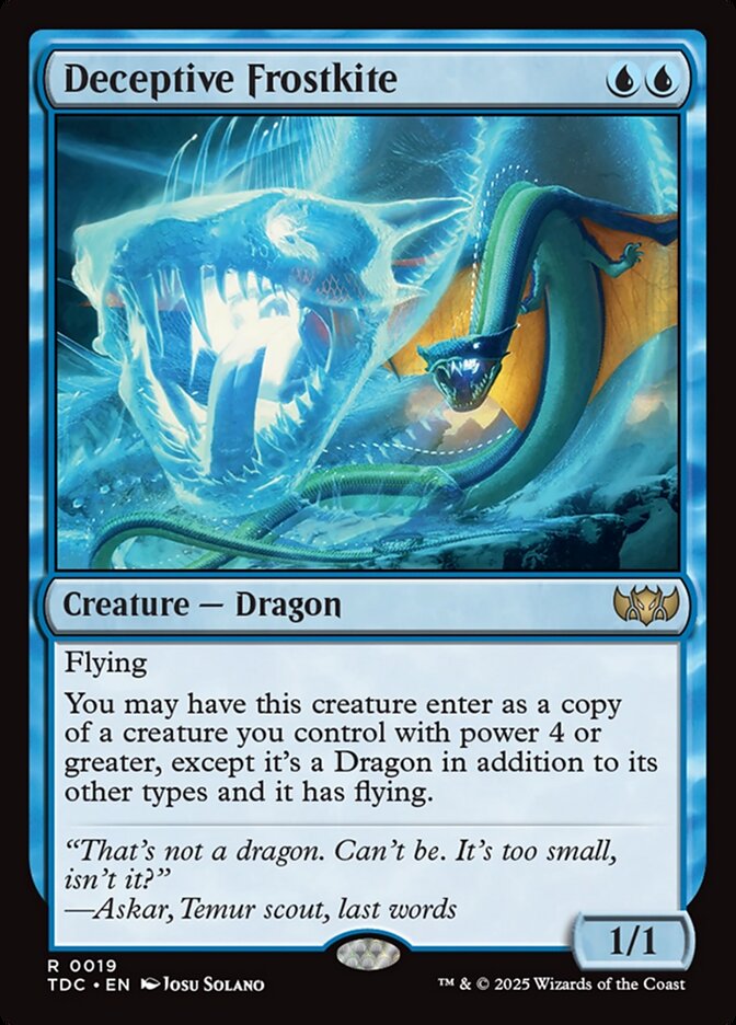 TDC 019 Deceptive Frostkite R
