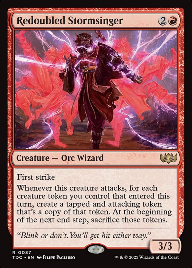 TDC 037 Redoubled Stormsinger R