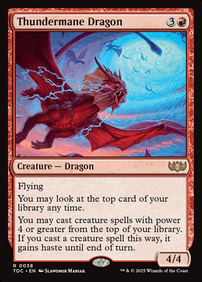 TDC 038 Thundermane Dragon R