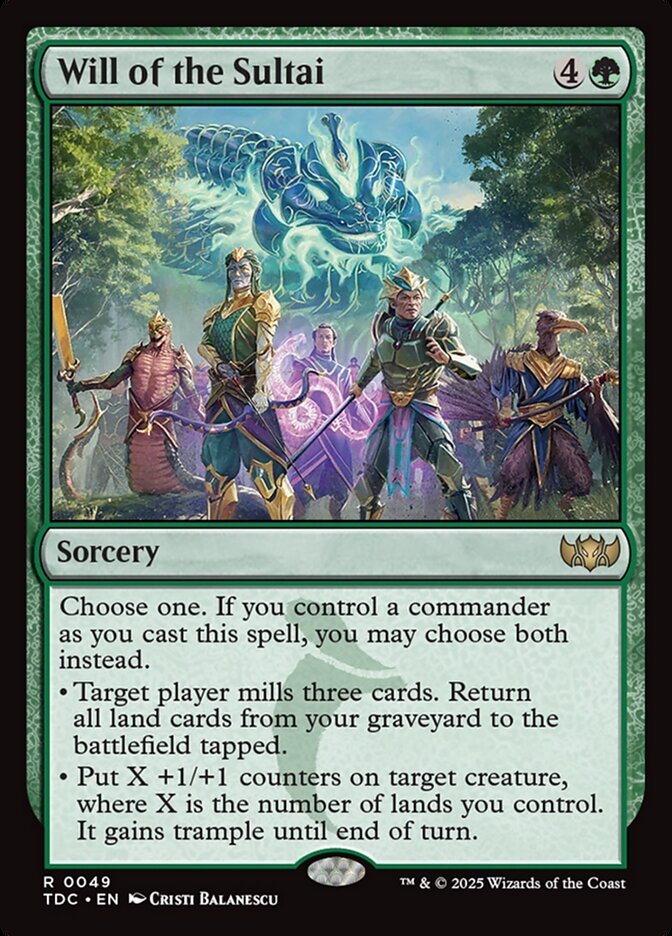 TDC 049 Will of the Sultai R