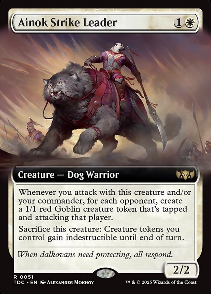 TDC 051 Ainok Strike Leader (0051 - Extended Art) R