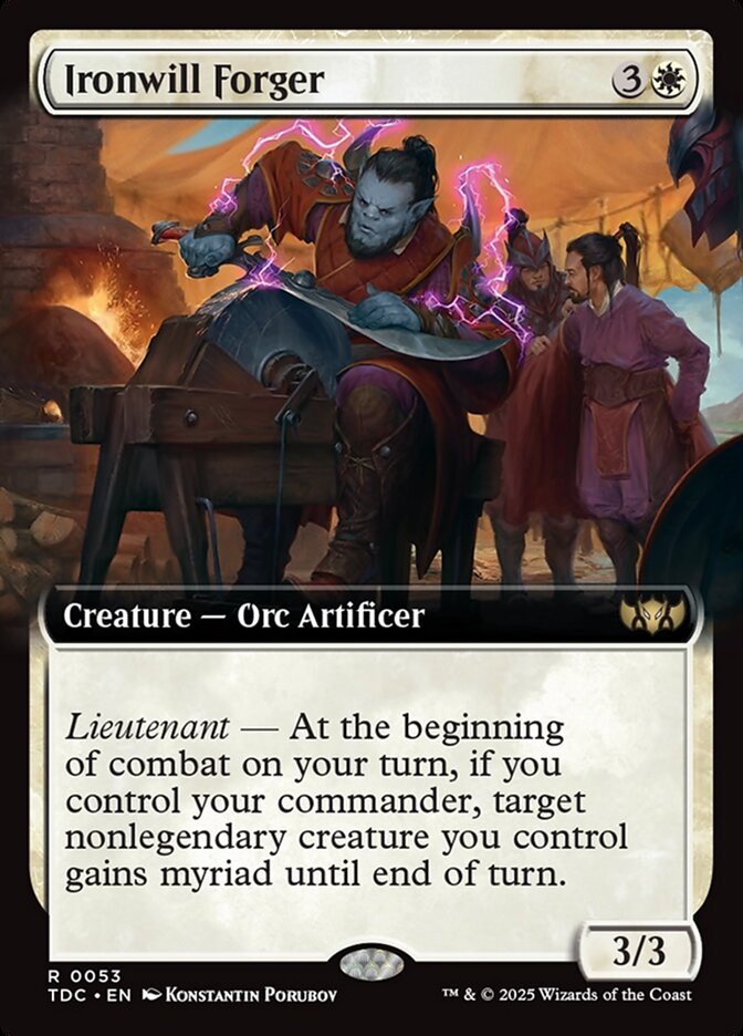 TDC 053 Ironwill Forger (0053 - Extended Art) R