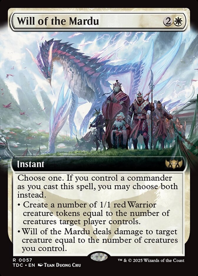 TDC 057 Will of the Mardu (0057 - Extended Art) R