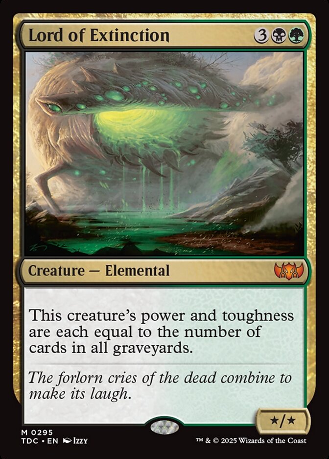 TDC 295 Lord of Extinction M