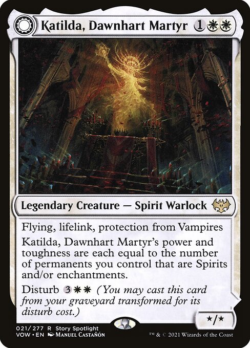 [Foil] VOW 021 Katilda, Dawnhart Martyr R