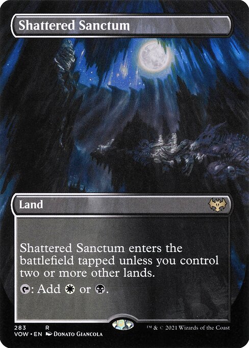 [Foil] VOW 283 Shattered Sanctum (Borderless) R