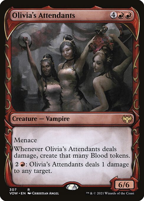 [Foil] VOW 307 Olivia's Attendants (Showcase) R