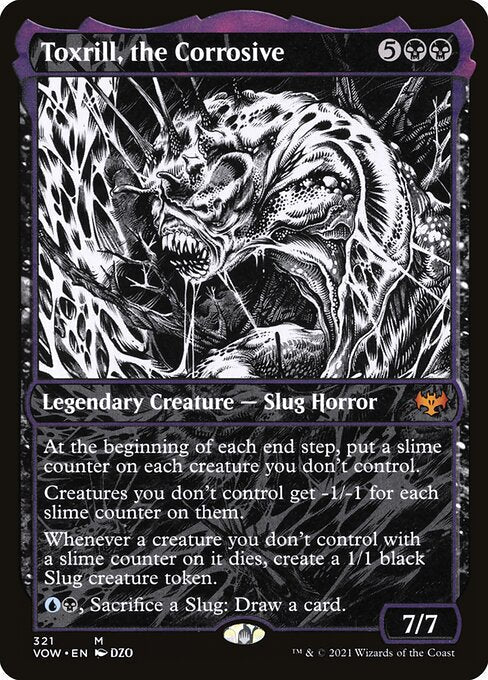 [Foil] VOW 321 Toxrill, the Corrosive (Eternal Night) M