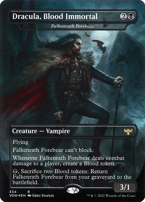 VOW 334 Falkenrath Forebear (Dracula, Blood Immortal - Dracula Series) R