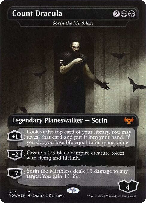 [Foil] VOW 337 Sorin the Mirthless (Count Dracula - Dracula Series) M