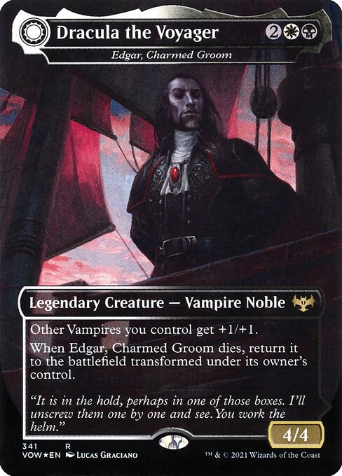 [Foil] VOW 341 Edgar, Charmed Groom (Dracula the Voyager - Dracula Series) R