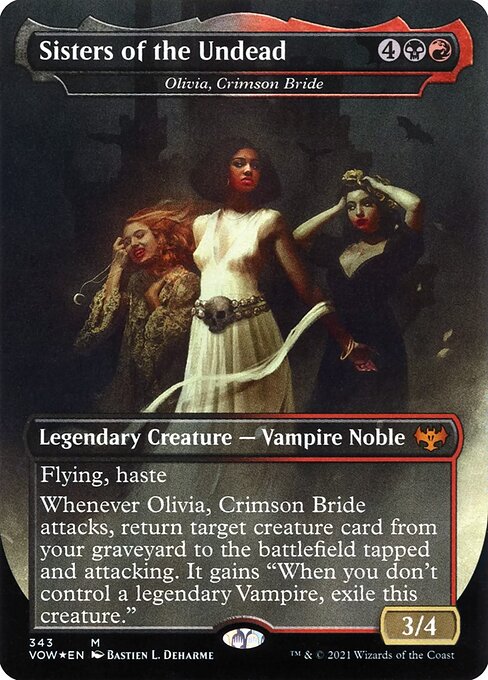 VOW 343 Olivia, Crimson Bride (Sisters of the Undead - Dracula Series) M