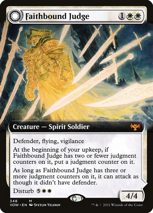 [Foil] VOW 348 Faithbound Judge (Extended Art) M