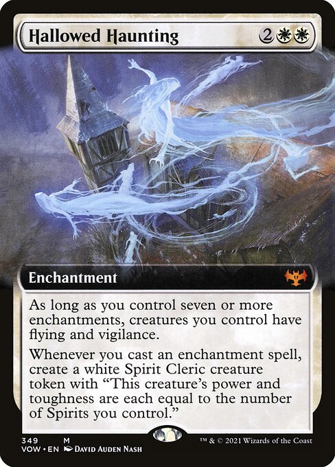 [Foil] VOW 349 Hallowed Haunting (Extended Art) M