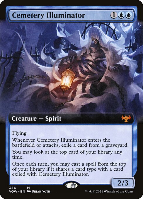 [Foil] VOW 356 Cemetery Illuminator (Extended Art) M