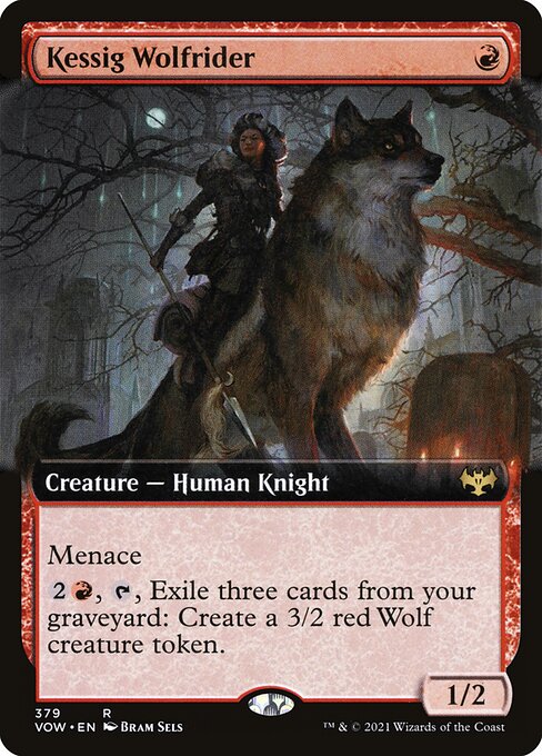 VOW 379 Kessig Wolfrider (Extended Art) R