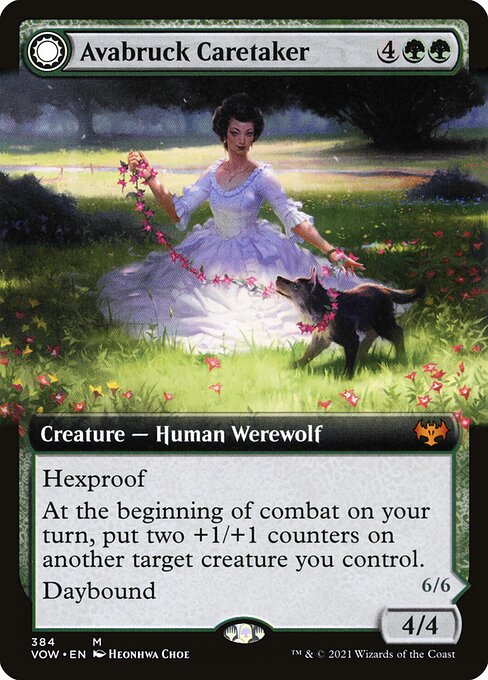 [Foil] VOW 384 Avabruck Caretaker (Extended Art) M