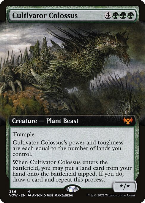 [Foil] VOW 386 Cultivator Colossus (Extended Art) M