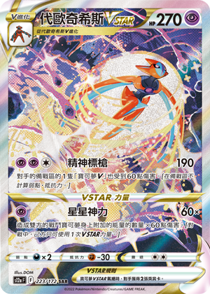 S12aF 223/172 代歐奇希斯VSTAR SAR