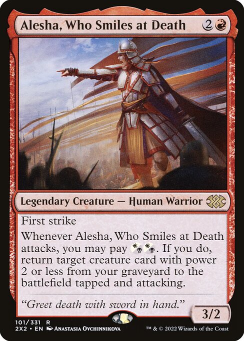[Foil] 2X2 101 Alesha, Who Smiles at Death R