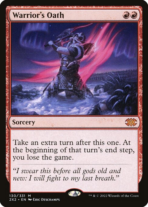 [Foil] 2X2 130 Warrior's Oath M