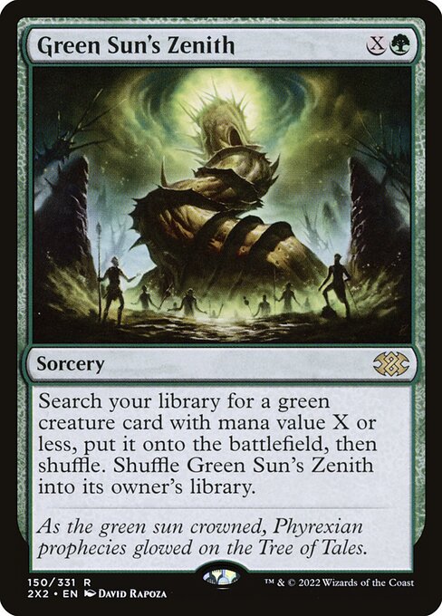 [Foil] 2X2 150 Green Sun's Zenith R