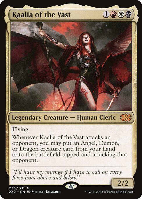 [Foil] 2X2 235 Kaalia of the Vast M