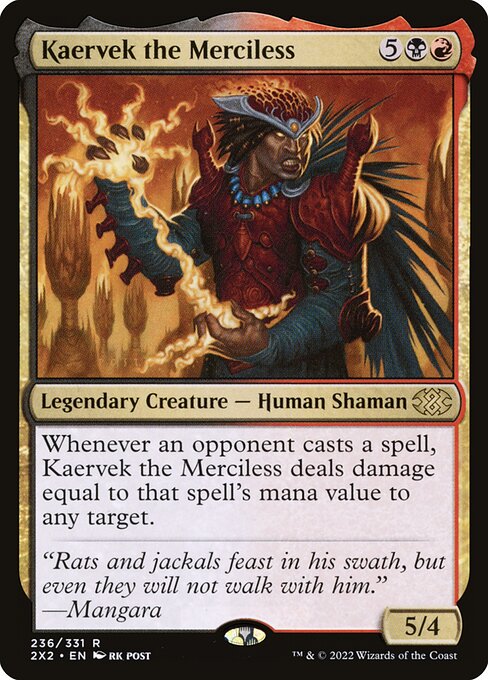 [Foil] 2X2 236 Kaervek the Merciless R