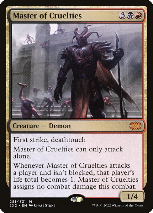 [Foil] 2X2 251 Master of Cruelties M
