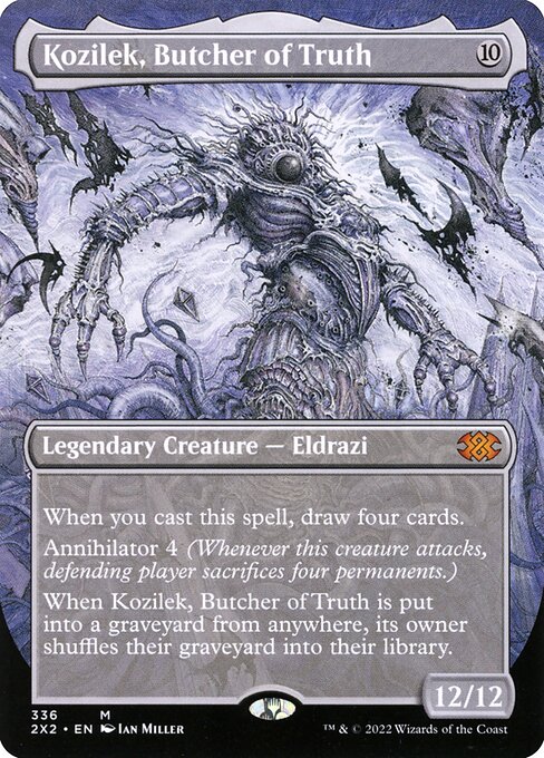 [Foil] 2X2 336 Kozilek, Butcher of Truth (Borderless) M