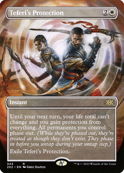 2X2 343 Teferi's Protection (Borderless) R