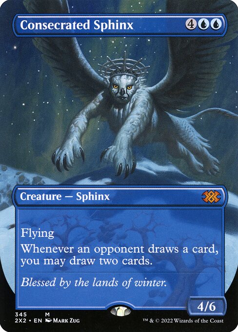 [Foil] 2X2 345 Consecrated Sphinx (Borderless) M