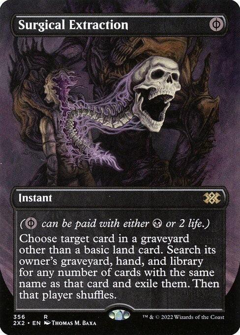 [Foil] 2X2 356 Surgical Extraction (Borderless) R