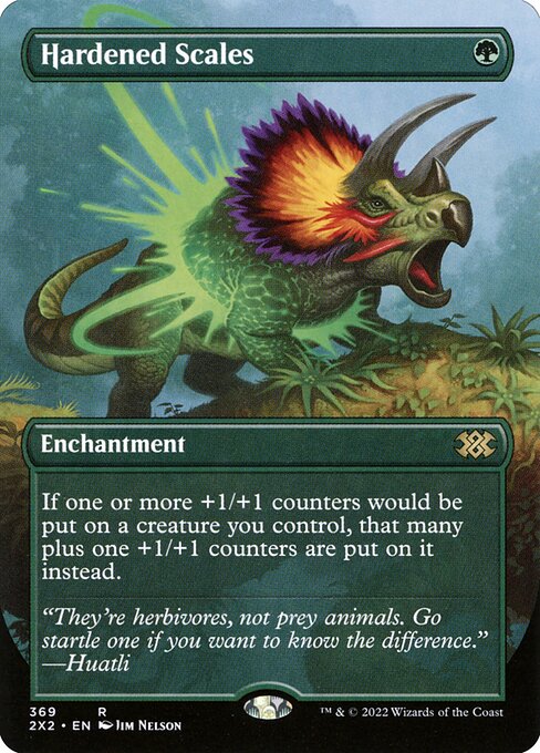 [Foil] 2X2 369 Hardened Scales (Borderless) R