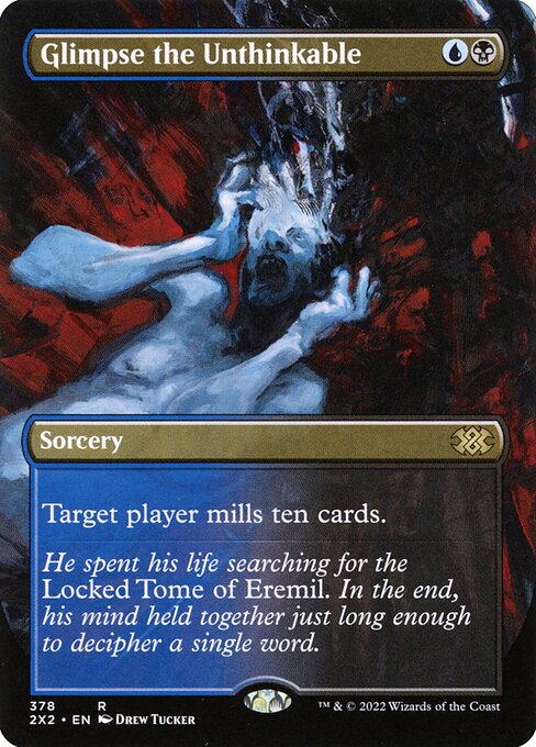 [Foil] 2X2 378 Glimpse the Unthinkable (Borderless) R