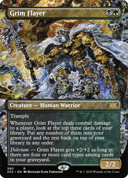 [Foil] 2X2 380 Grim Flayer (Borderless) R