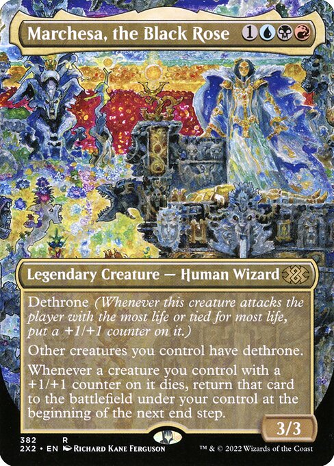[Foil] 2X2 382 Marchesa, the Black Rose (Borderless) R